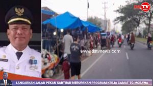 Camat Tanjung Morawa Yang Baru Di Lantik Berupaya Untuk Tertibkan Pekan Sabtuan