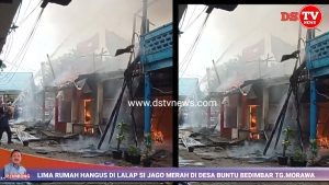 Lima Unit Rumah Di Desa Buntu Bedimbar Tanjung Morawa Hangus Di Lalap SiJago Merah