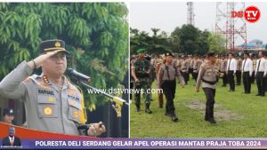 Polresta Deli Serdang Gelar Apel Operasi Mantap Praja Toba 2024