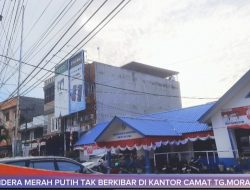 Bendera Merah Putih Tak Berkibar  Pada Hari Senin Di Kantor  Camat Tanjung Morawa