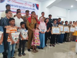 M. Dahnil Ginting Ketua MAPEL Sumut Bersama Bupati DS Hadiri Peresmian Yayasan Satu Hati