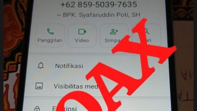 Waspada.! Penipuan Mengatasnamakan Wakil Bupati Rohul Hulu H. Syafaruddin Poti