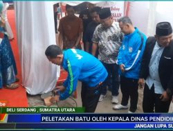 Bupati Deli Serdang Lakukan Peletakan Batu Pertama Yayasan Nakula Sadewa di Tanjung Morawa