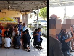 Polsek Tanjung Morawa Gagalkan Aksi Tauran Dan  Amankan 7 Orang Remaja Dan Barang Bukti