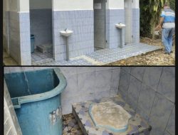 Kepsek SDN 105401 Namo Linting Kecamatan STM Hulu Kecewa Hasil Rehab MCK Di Sekolahnya