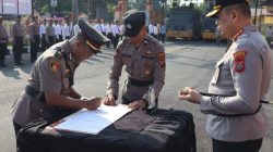 Kapolresta Deli Serdang Pimpin Sertijab Kasat Tahti, Kapolsek Biru-Biru dan Kapolsek Pantai Labu