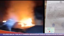 Diduga Polres Binjai Terlalu Lamban Tangani Kasus Pembakan Rumah Warga Di Sei Bingai Langkat