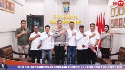 SMSI Deli Serdang Audiensi dengan Kapolresta, Kekompakan dan Transparansi Terus Terjaga