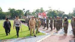 Bupati Deli Serdang Pimpin Apel Pergeseran Pasukan, Pilkades Serentak 2026 Siap Digelar di 76 Desa.