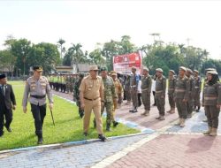 Bupati Deli Serdang Pimpin Apel Pergeseran Pasukan, Pilkades Serentak 2026 Siap Digelar di 76 Desa.