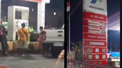 Diduga Pengisian BBM Subsidi ke Ratusan Jerigen di SPBU Pangururan, Antrean Kendaraan Mengular dan Pengguna Jalan Dirugikan