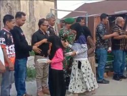 PT Sari Incofood Perluas Area Pabrik, Kontraktor Salurkan Sembako dan Santunan Anak Yatim di Buntu Bedimbar