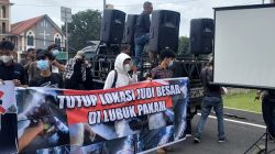 Instruksi Kapolri Berantas Judi, Tak Berlaku Di Sumut, Puluhan massa FKSRI Gelar Aksi Unjuk Rasa Di Polda Sumut