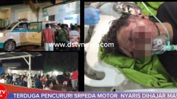 Terduga Maling Motor Nyaris Tewas Dihajar Massa di STM Hilir, Warga Soroti Dugaan Jaringan Pencurian