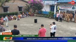 Warga Desa Penungkiren Gelar Aksi di Kantor Camat STM Hilir, Tuntut Kepala Desa Dicopot