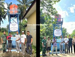 PT TSG Serahkan Bantuan Sumur Bor kepada Warga Dusun 4 dan Dusun 6 Desa Namukur Utara