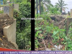 PT TSG Bangun Jembatan di Namukur Utara melalui Program CSR Sebagai Bentuk Kepedulian Kepada Masyarakat