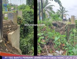 PT TSG Bangun Jembatan di Namukur Utara melalui Program CSR Sebagai Bentuk Kepedulian Kepada Masyarakat