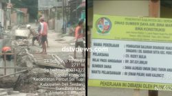 Proyek Drainase Rp397,5 Juta di Bandar Setia Disorot, Papan Proyek Tak Cantumkan Volume Pekerjaan